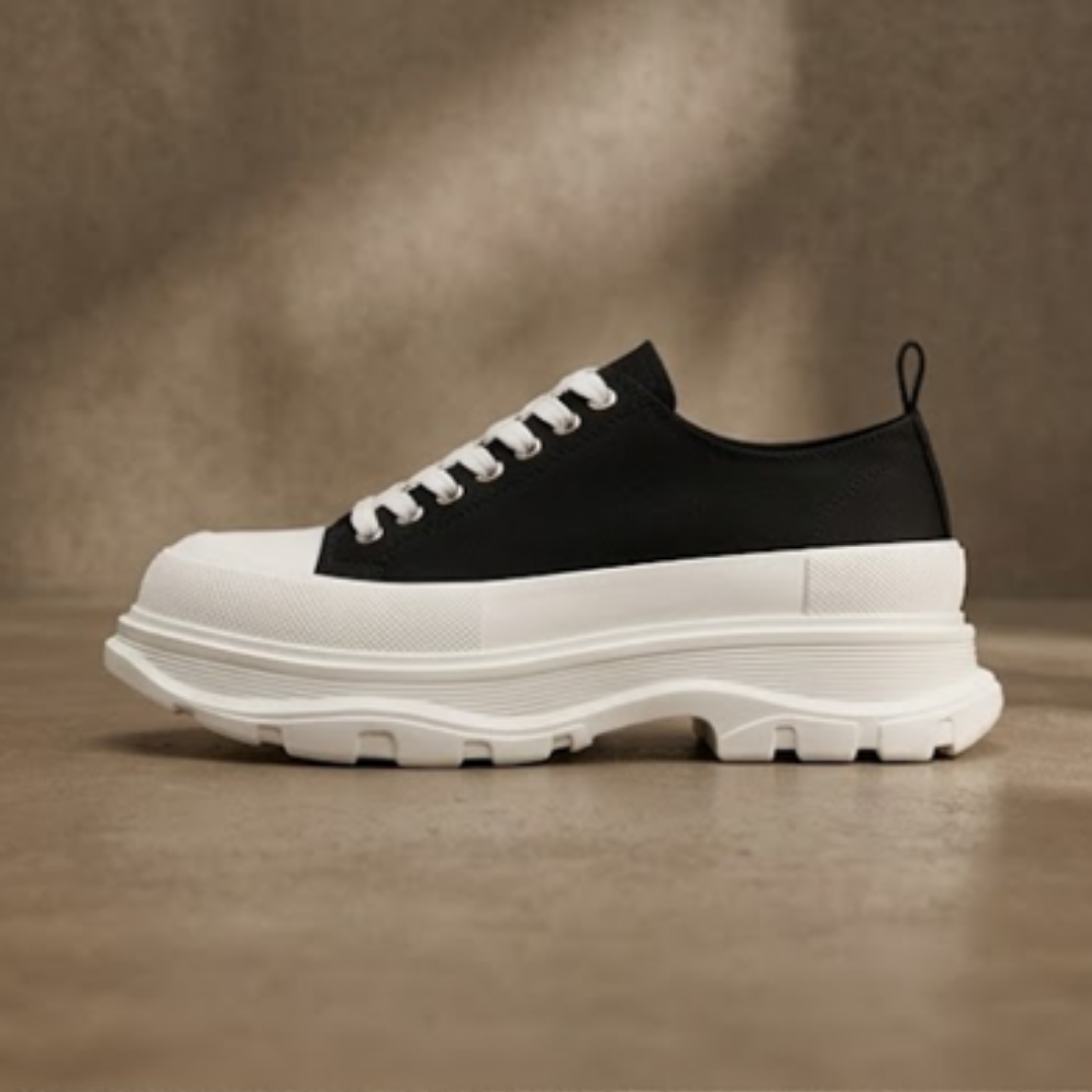 Premium Fashion Sneakers (Black)