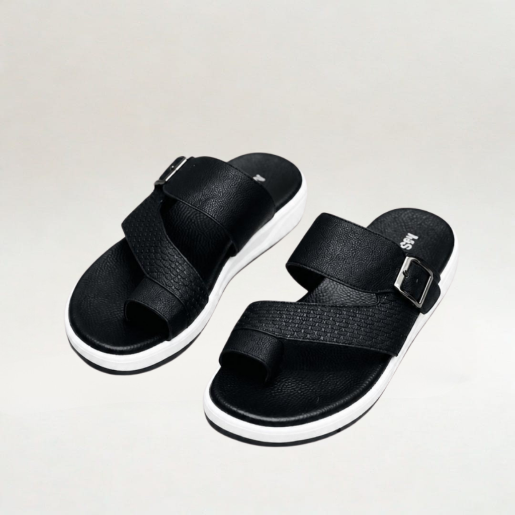 Ultra Go Goodyear Sandals (Black)