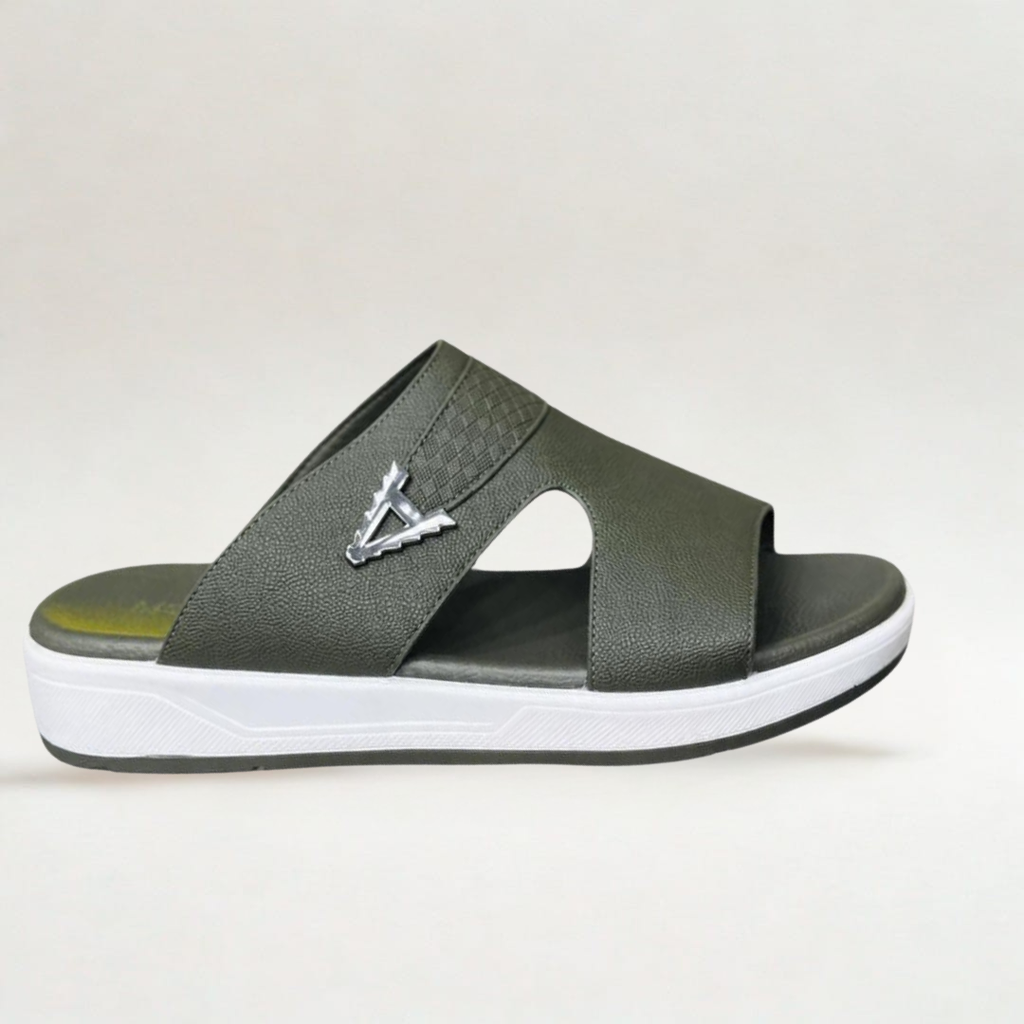MS STAR SLIPPERS (Olive Green) – Memory Foam Comfort