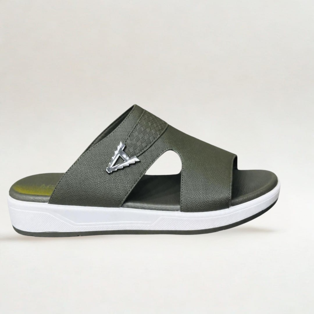 MS STAR SLIPPERS (Olive Green) – Memory Foam Comfort