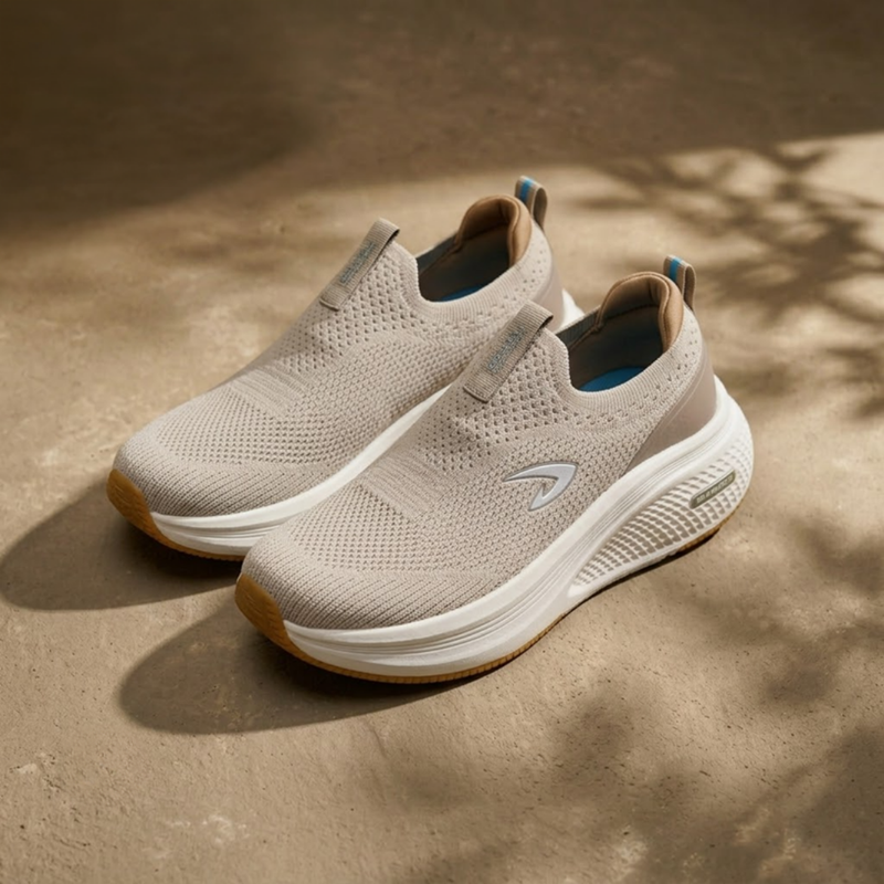Let’s Go Hands-Free Slip-In Medicated Shoes 🩺  (Beige)