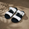 MS STAR SLIPPERS (White) – Memory Foam Comfort