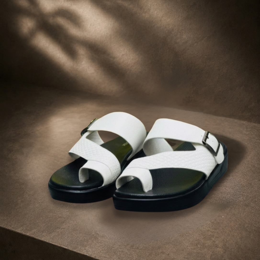Ultra Go Goodyear Sandals (White)