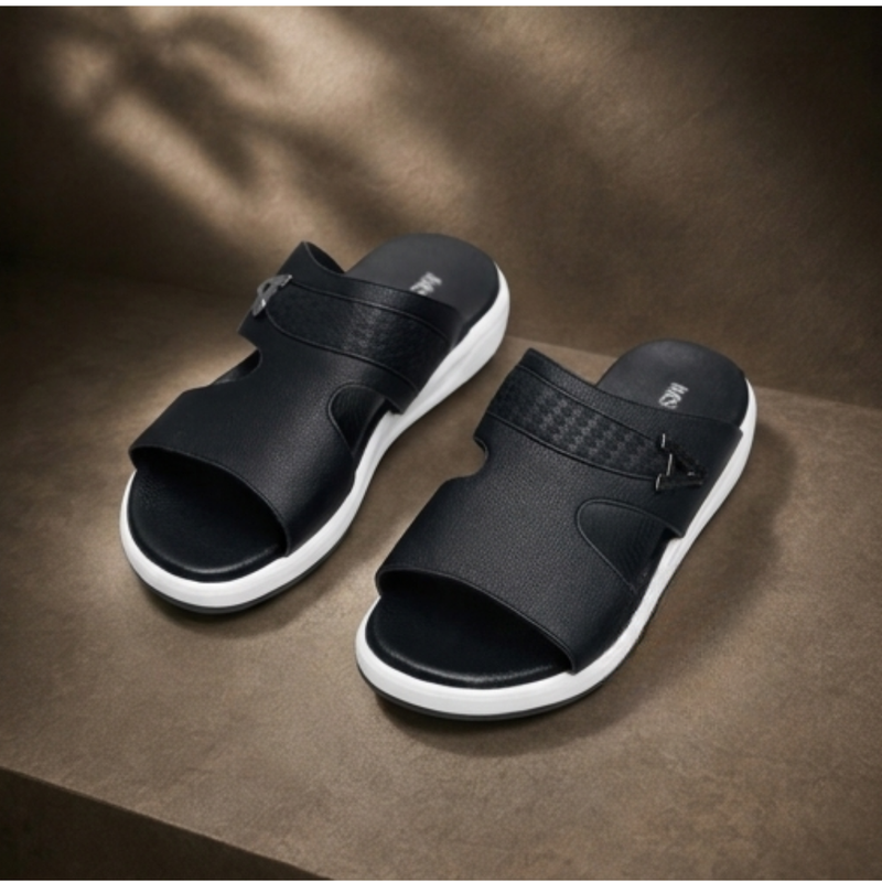 MS STAR SLIPPERS (Black) – Memory Foam Comfort