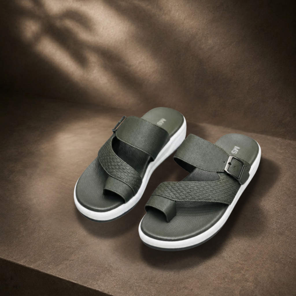 Ultra Go Goodyear Sandals (Olive Green)