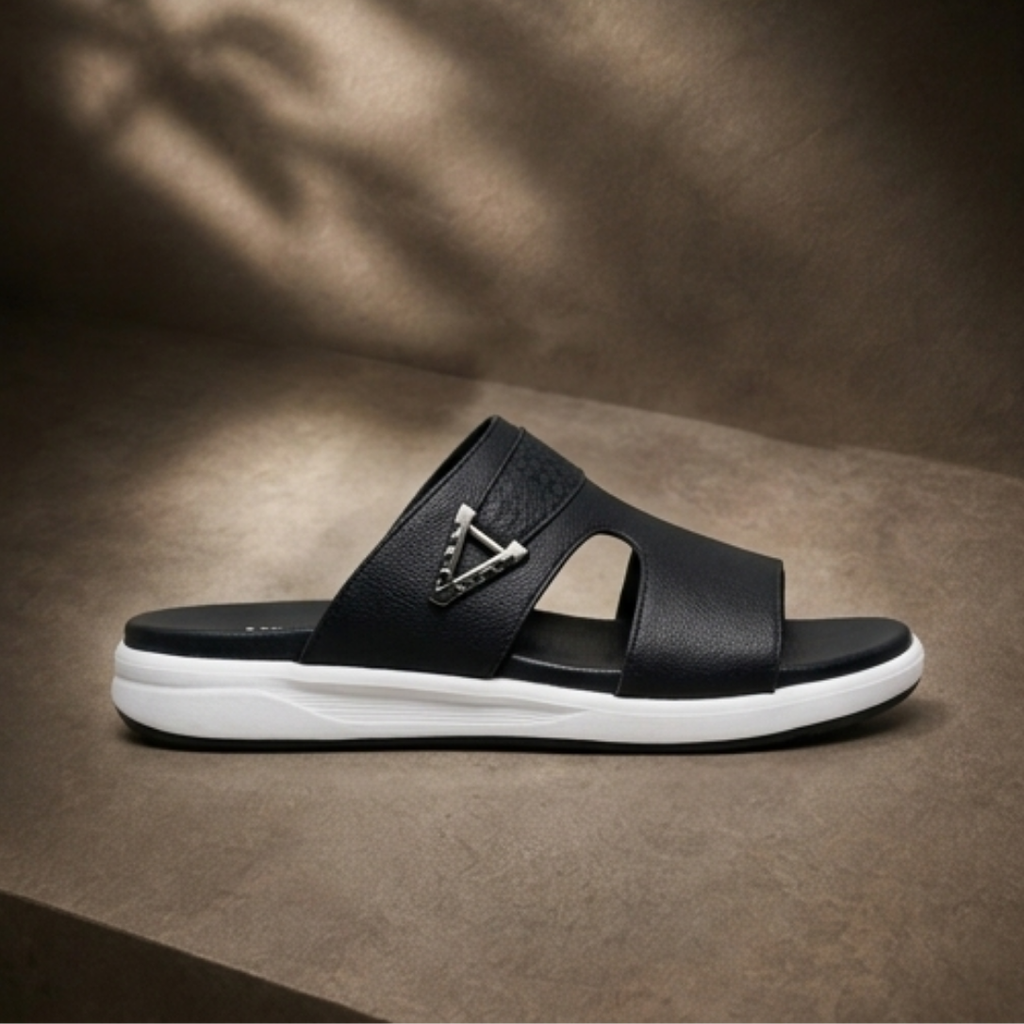 MS STAR SLIPPERS (Black) – Memory Foam Comfort