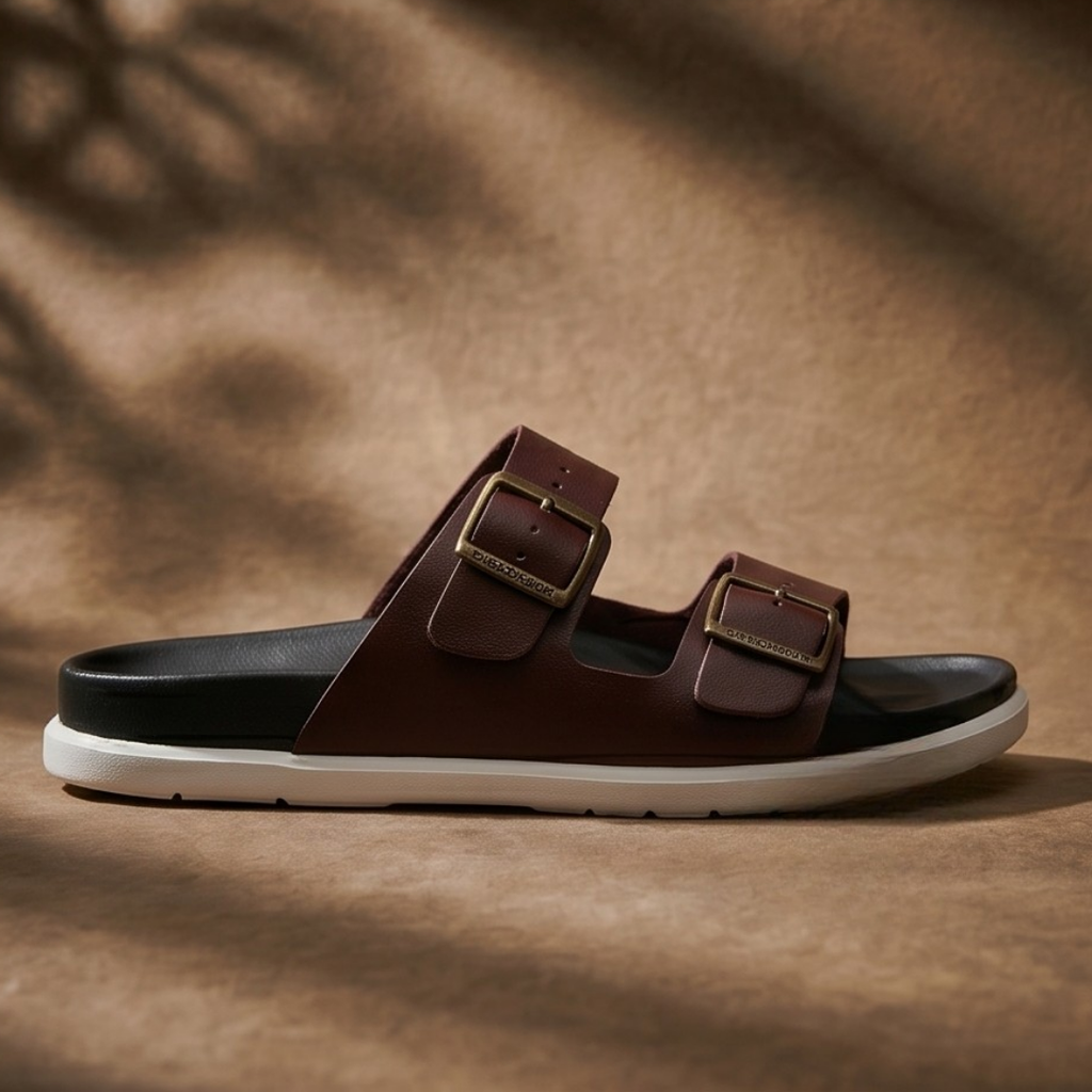 SK Premium Slides (Maroonish Brown)