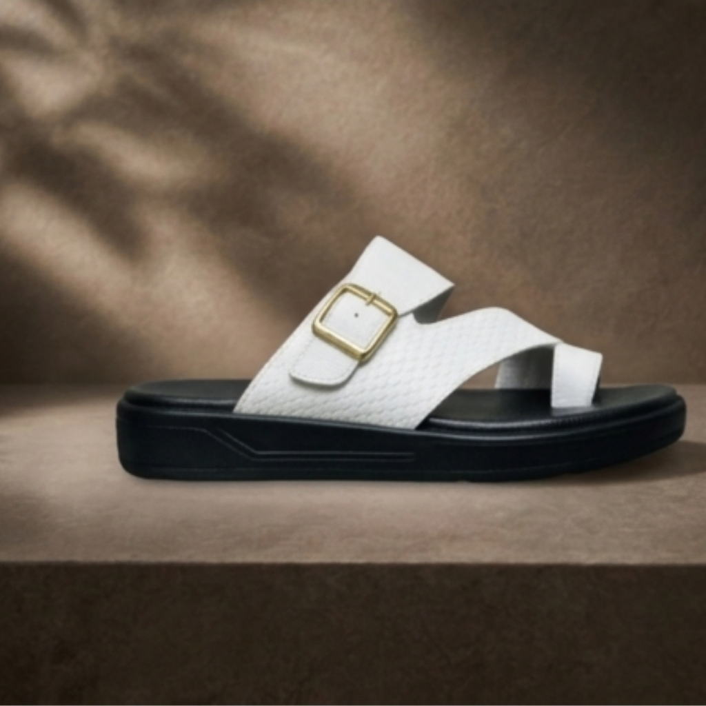 Ultra Go Goodyear Sandals (White)