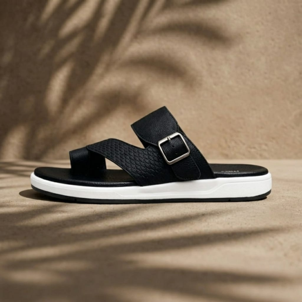 Ultra Go Goodyear Sandals (Black)