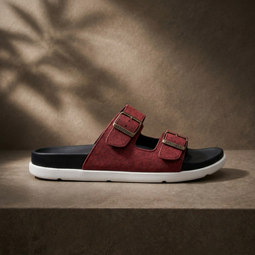 SK Premium Slides (Dark Red)