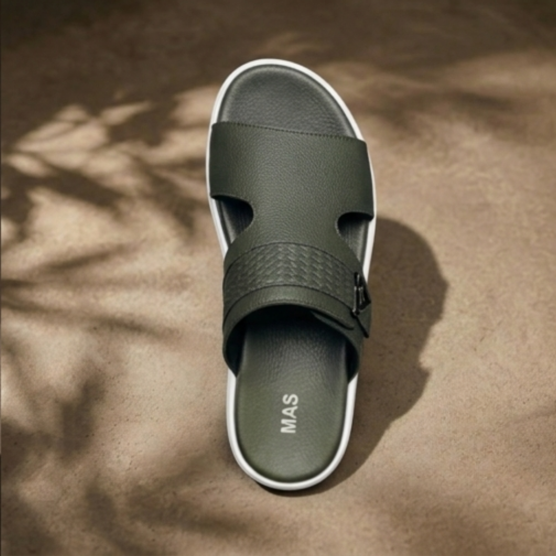 MS STAR SLIPPERS (Olive Green) – Memory Foam Comfort