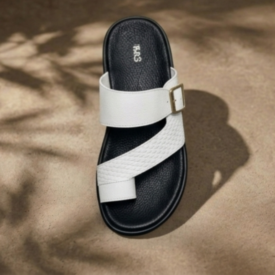Ultra Go Goodyear Sandals (White)