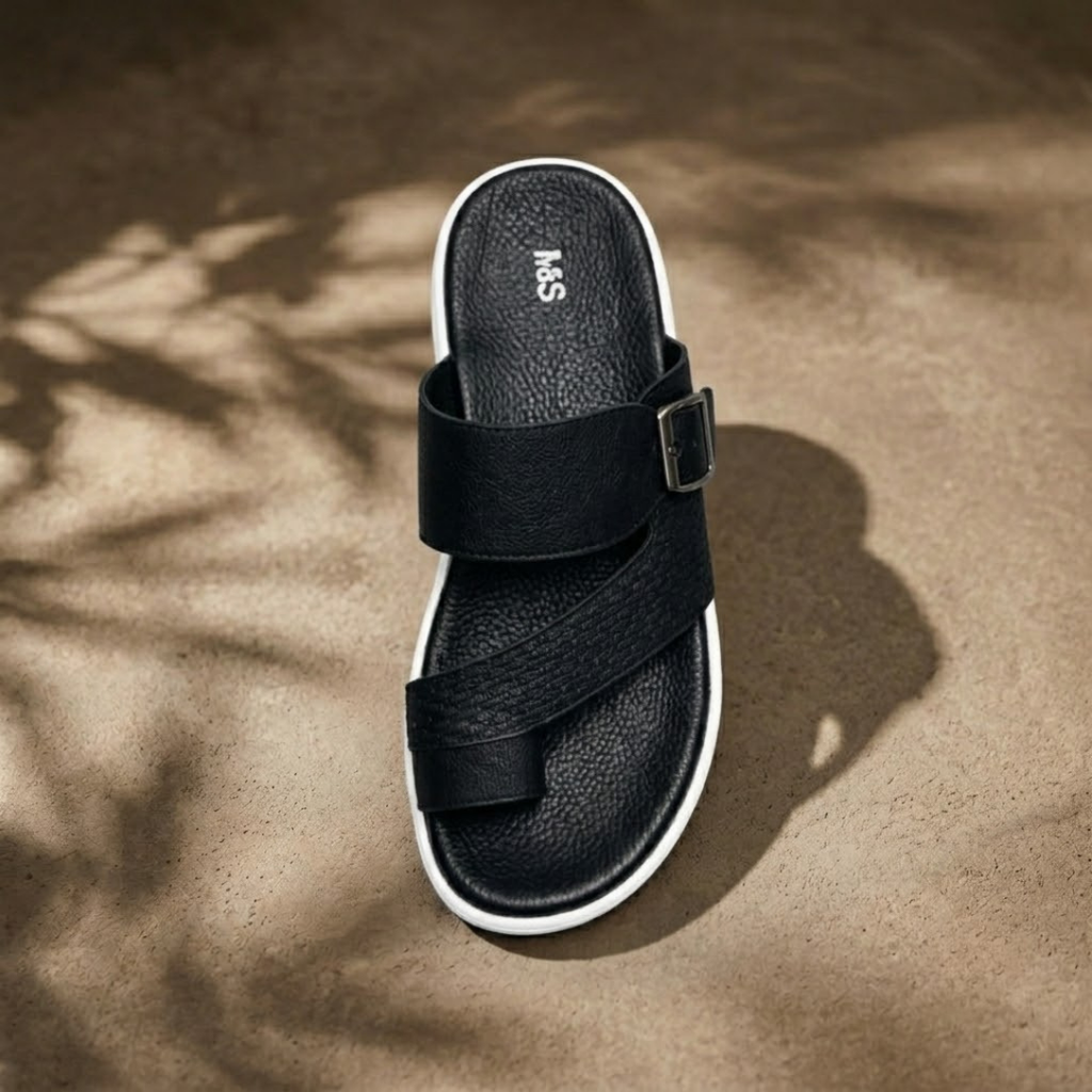 Ultra Go Goodyear Sandals (Black)
