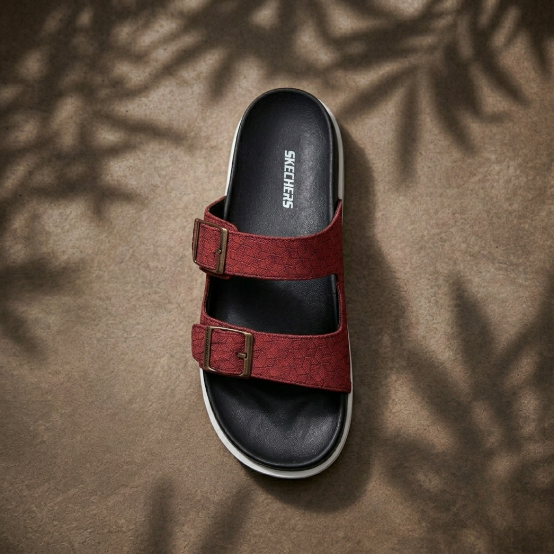 SK Premium Slides (Dark Red)