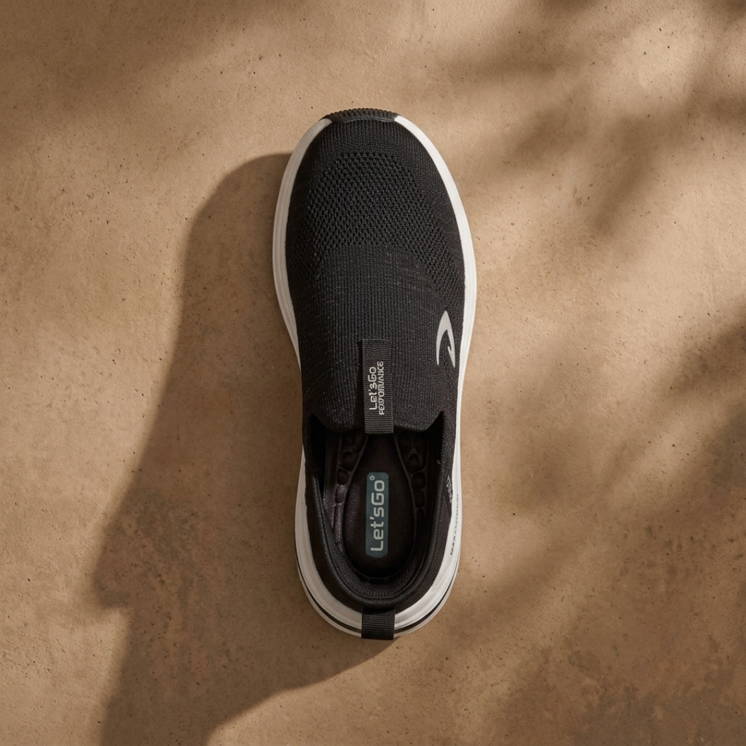 Let’s Go Hands-Free Slip-In Medicated Shoes -2 🩺  (Black)