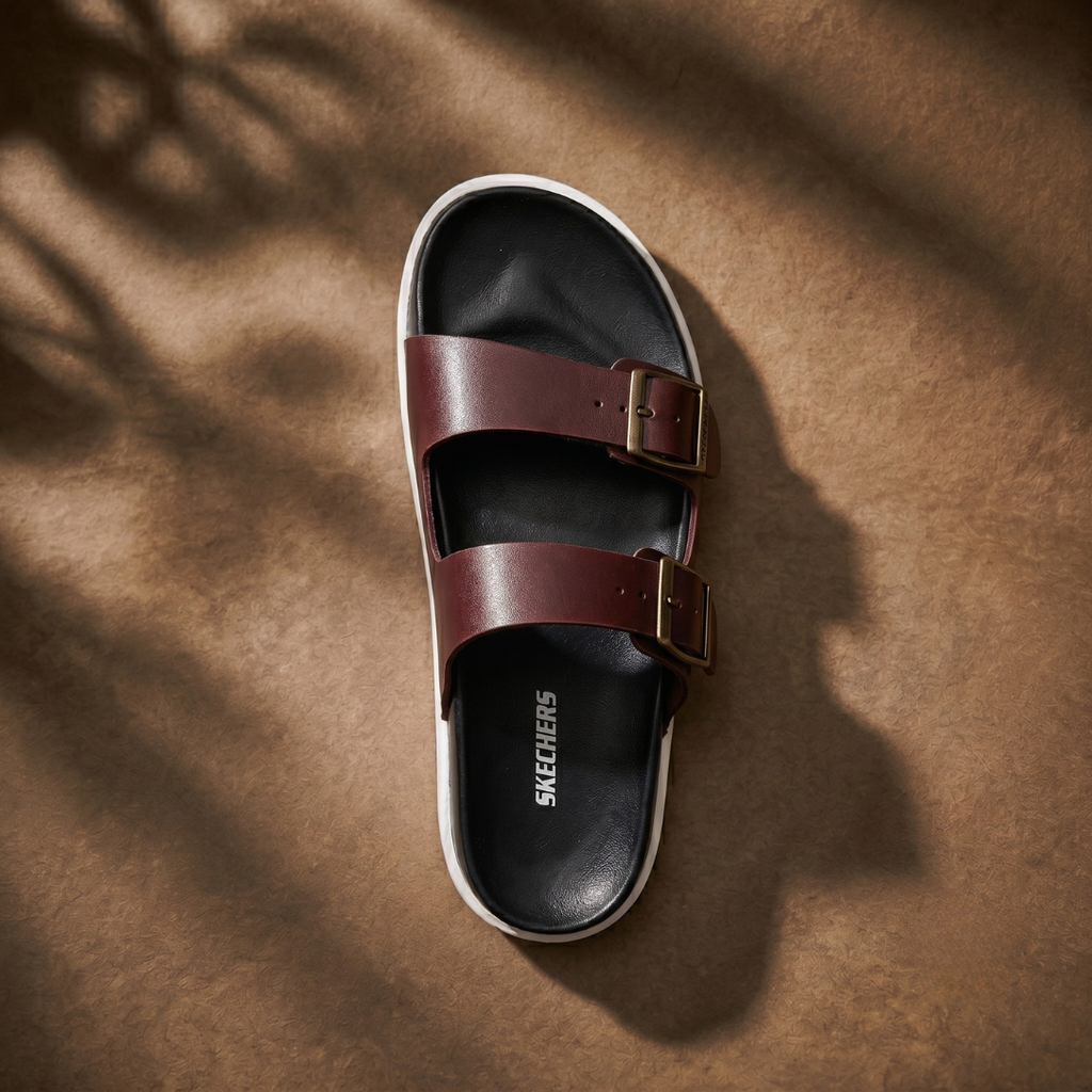SK Premium Slides (Maroonish Brown)