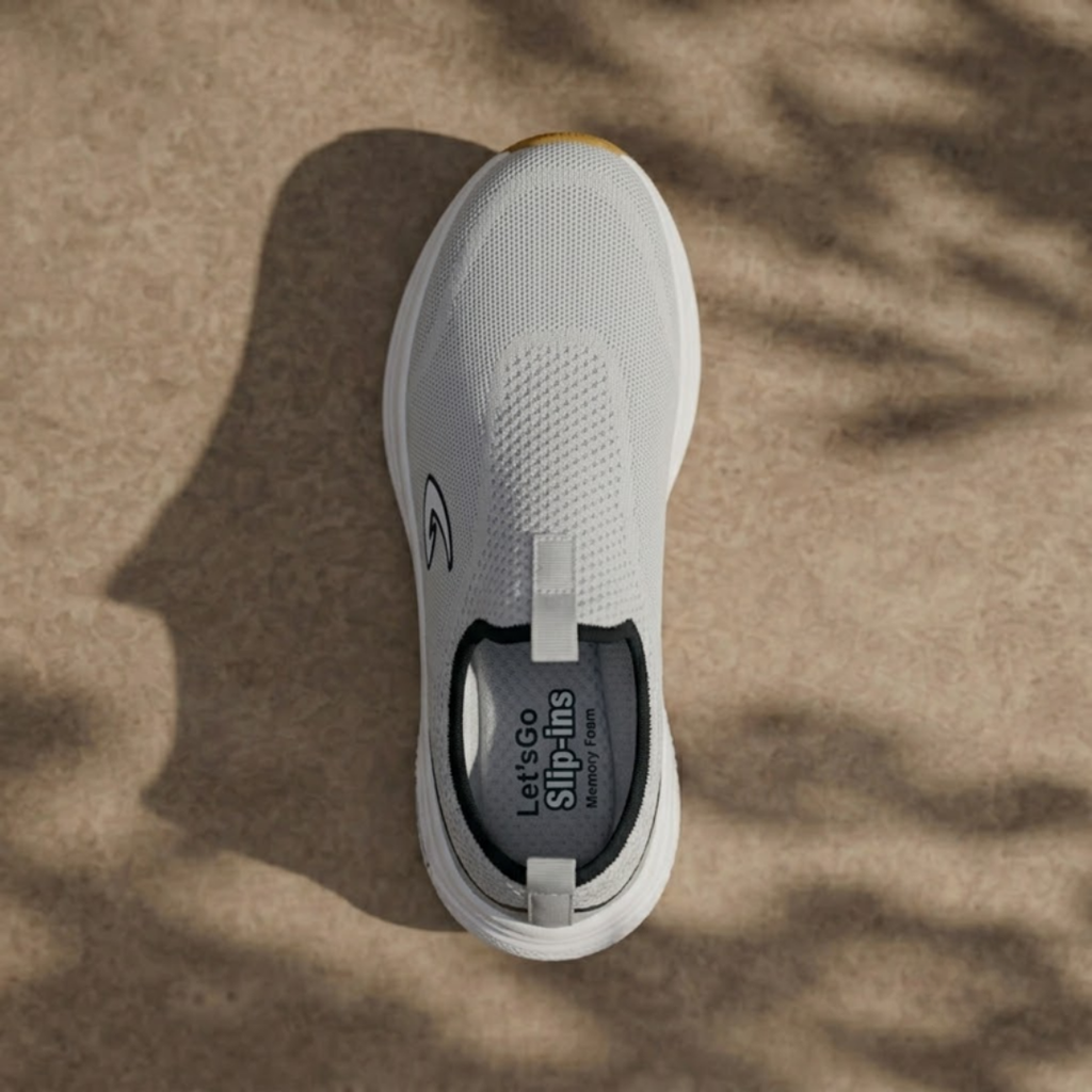 Let’s Go Hands-Free Slip-In Medicated Shoes -2 🩺 (White)
