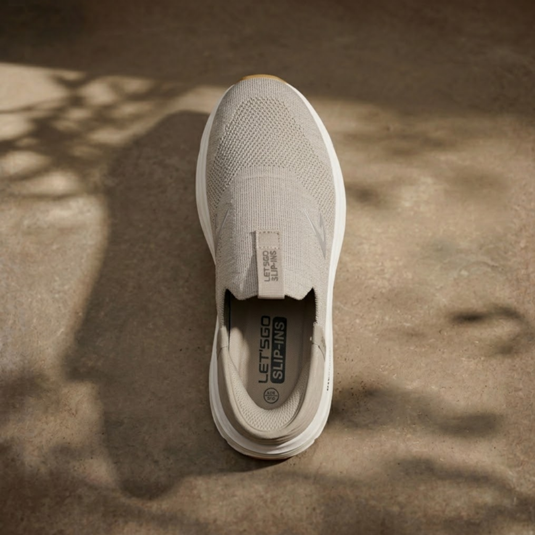 Let’s Go Hands-Free Slip-In Medicated Shoes -2 🩺 (Beige)