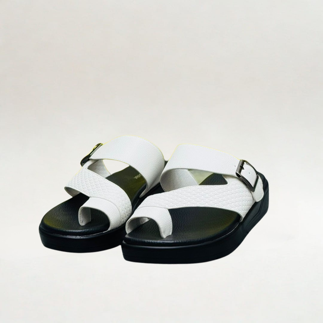 Ultra Go Goodyear Sandals (White)