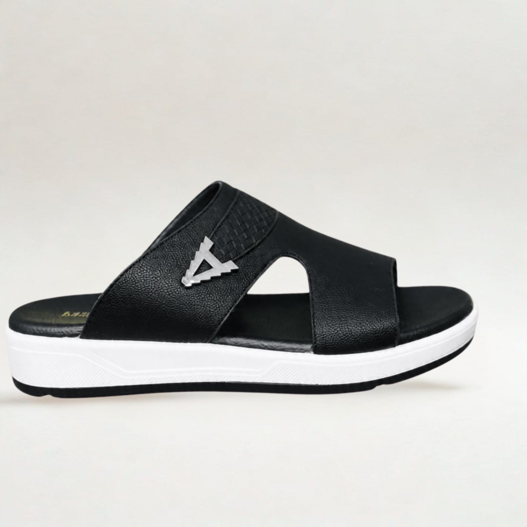 MS STAR SLIPPERS (Black) – Memory Foam Comfort