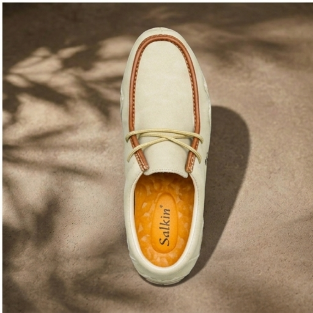 Premium Comfort Casual Shoes (Cream)
