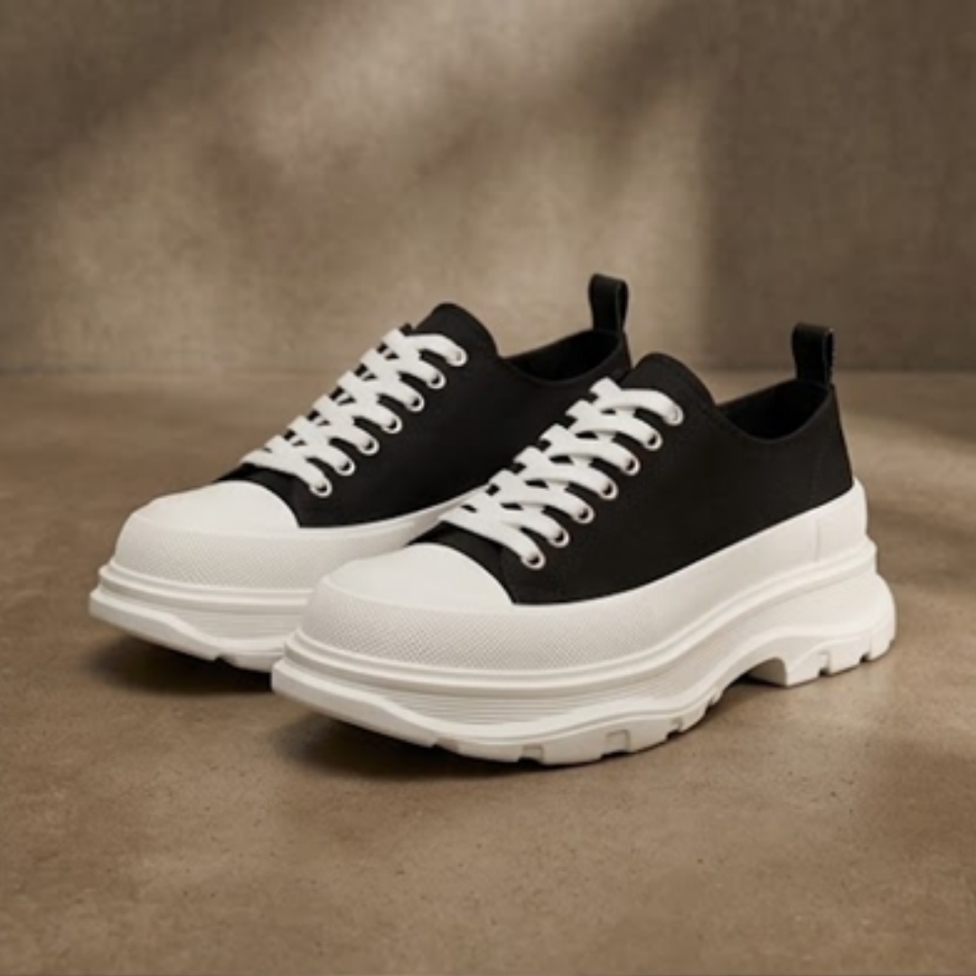 Premium Fashion Sneakers (Black)