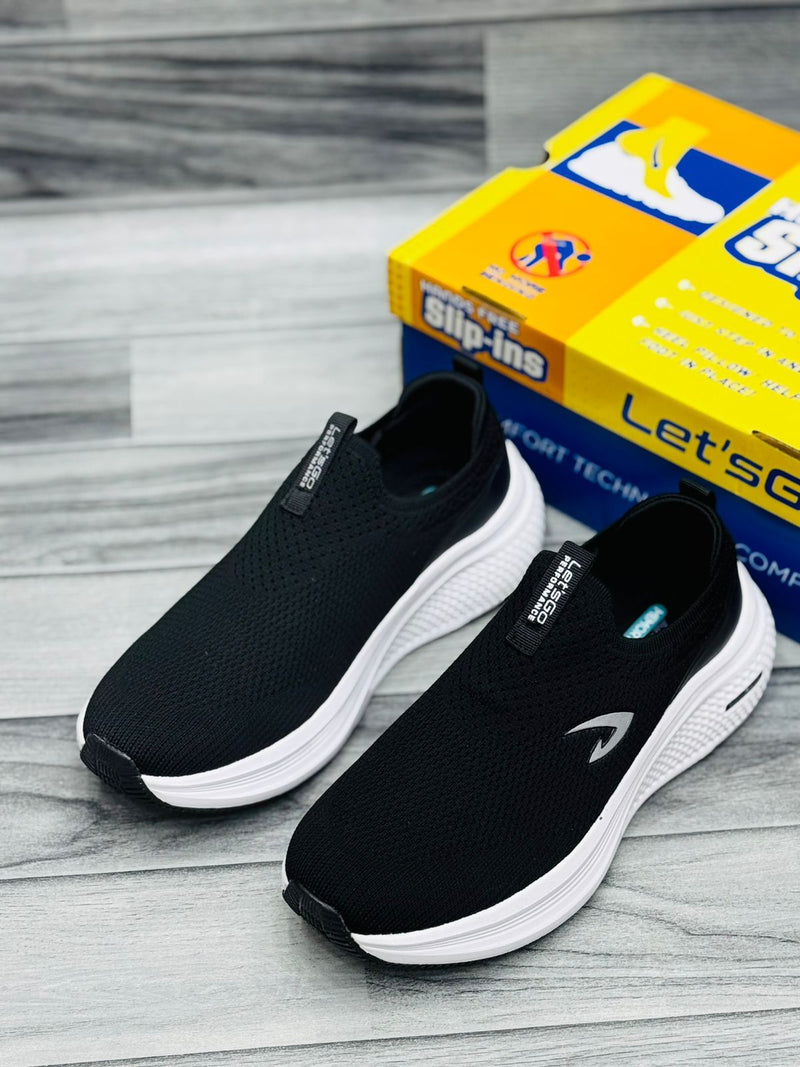Let’s Go Hands-Free Slip-In Medicated Shoes -2 🩺  (Black)