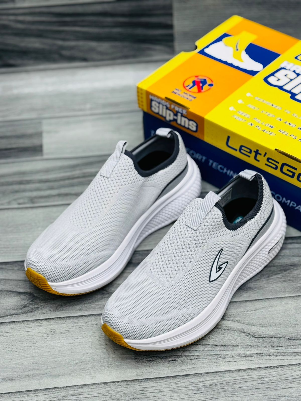 Let’s Go Hands-Free Slip-In Medicated Shoes -2 🩺 (White)