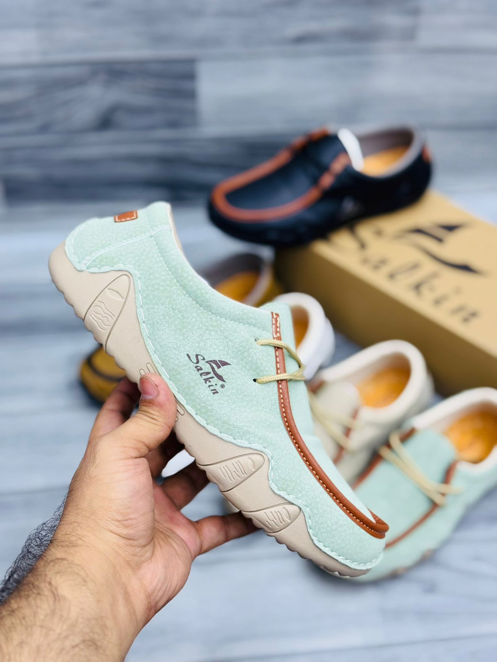Premium Comfort Casual Shoes (Green)