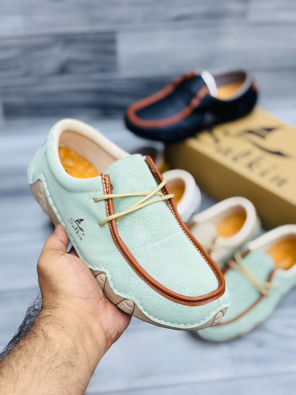 Premium Comfort Casual Shoes (Green)