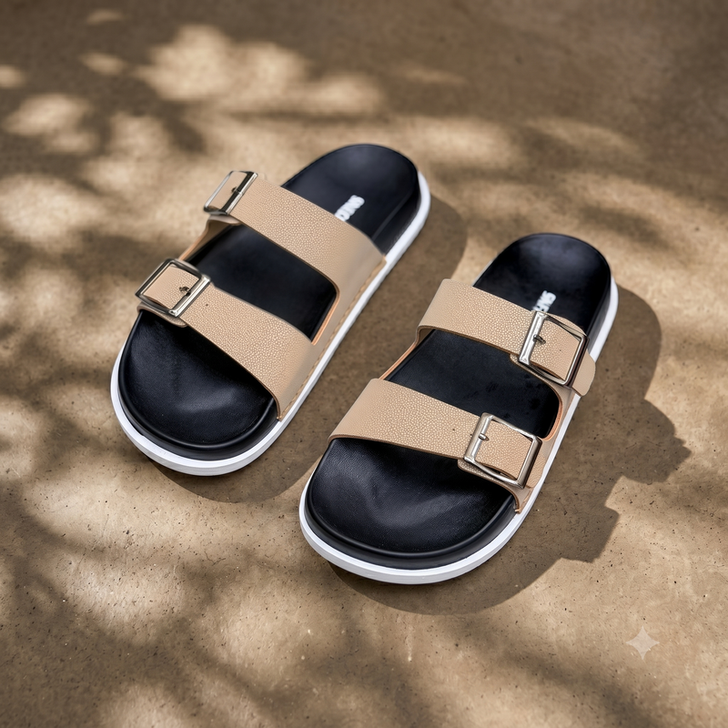 SK Premium Slides (Beige)