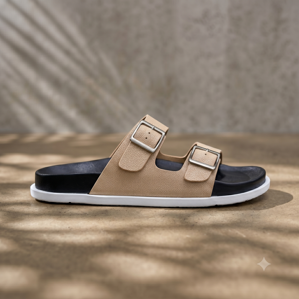 SK Premium Slides (Beige)